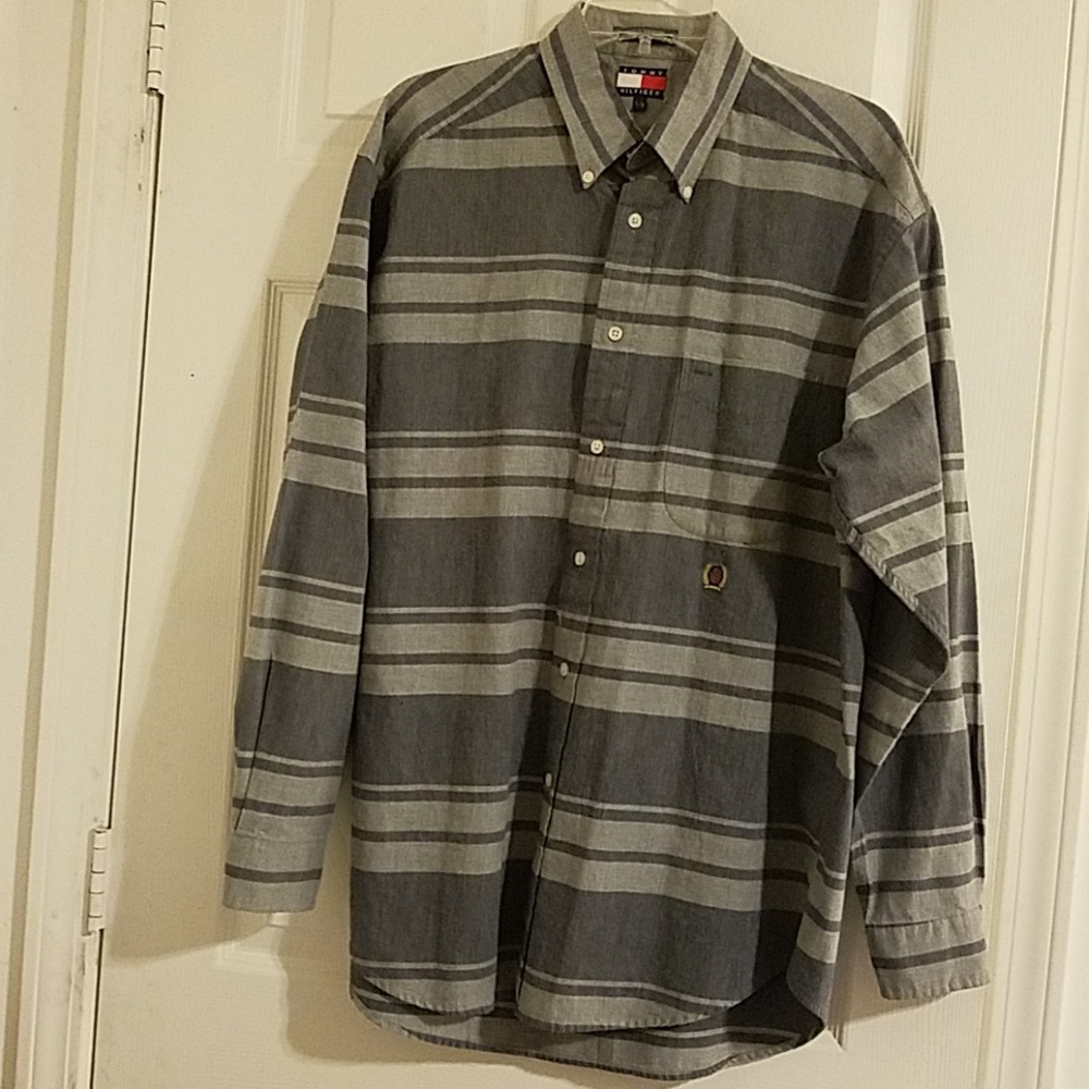 Tommy Hilfiger Full Button Up Striped Shirt
